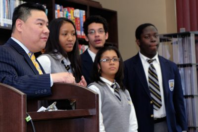 Bronx Center for Science and Math Principal Edward Tom