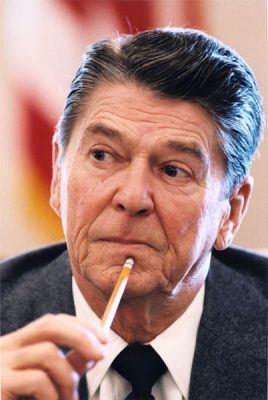 President Ronald Reagan in 1983