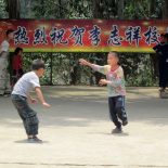 Migrant students play during a mid-day break at Dexin School in Kunming, China. (Photo by Sarah Butrymowicz)