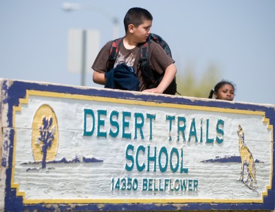 Desert Trails School in Adelanto, Ca. (Photo courtesy Victorville Daily Press)