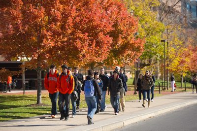 Students at Syracuse University.