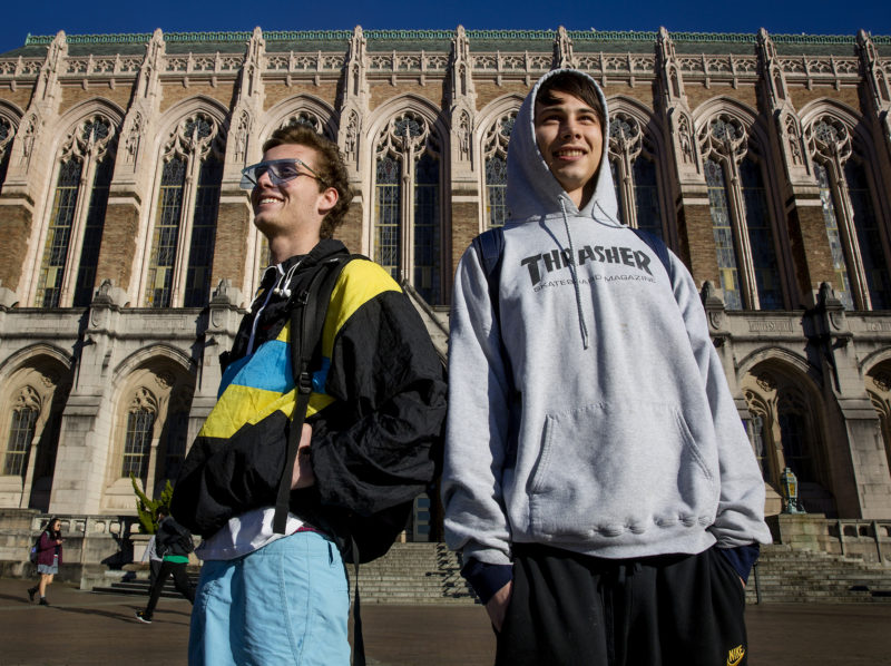 Noah Williams and James Poirier, both sophomores, already know it will take them longer than four years to graduate from the University of Washington — Williams because there wasn’t any room in courses required for his major, and Poirier because he has to take more language courses, even though he plans to major in biology.